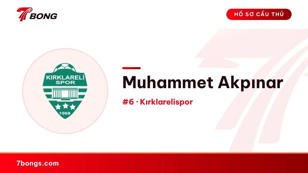 Muhammet Akpınar — Kırklarelispor