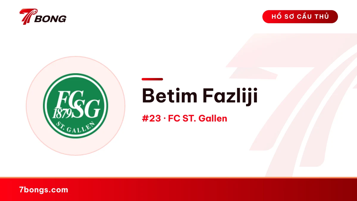 Betim Fazliji — FC ST. Gallen