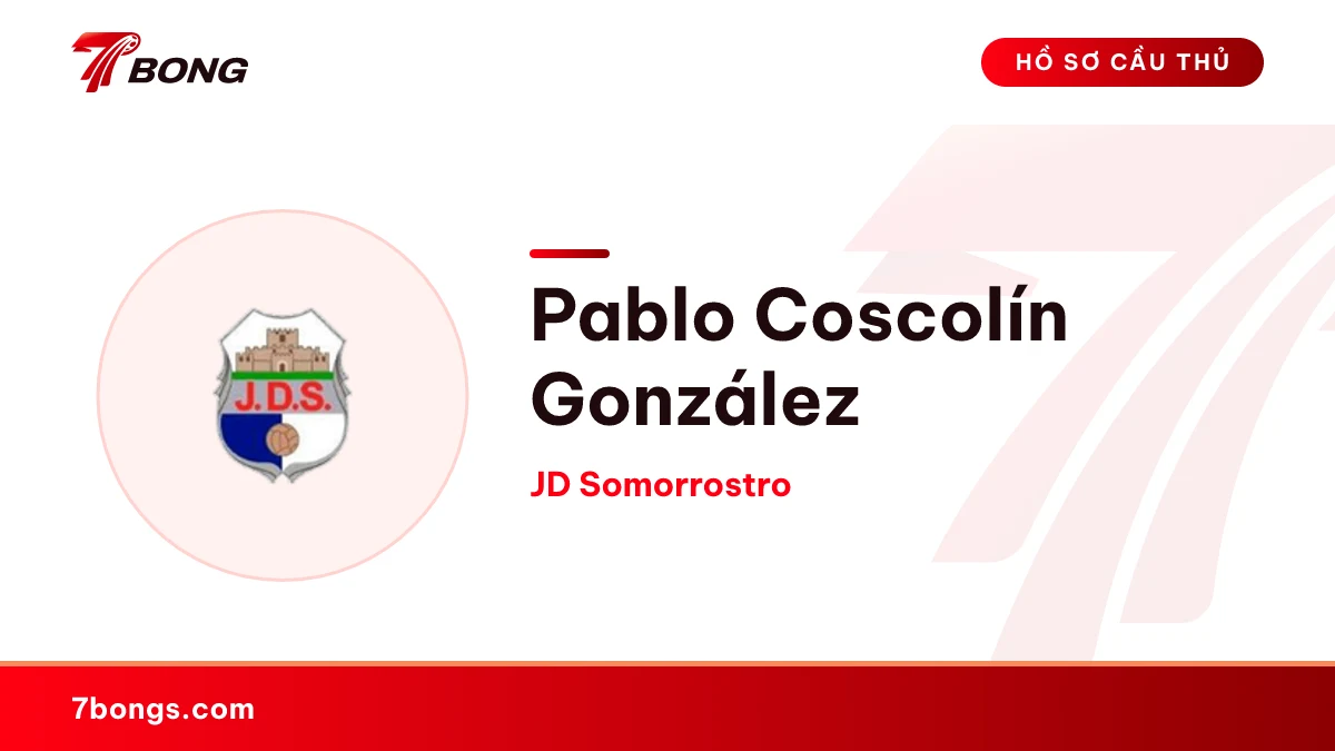 Pablo Coscolín González — JD Somorrostro