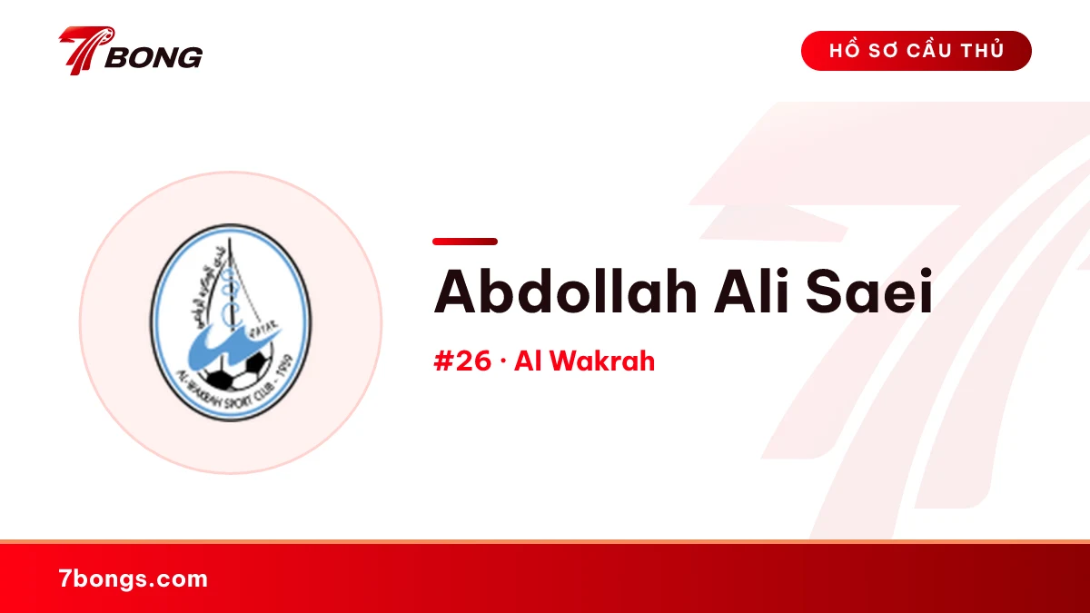 Abdollah Ali Saei — Al Wakrah