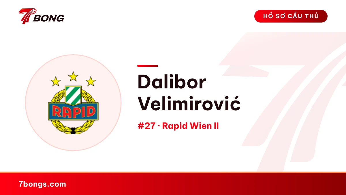 Dalibor Velimirović — Rapid Wien II