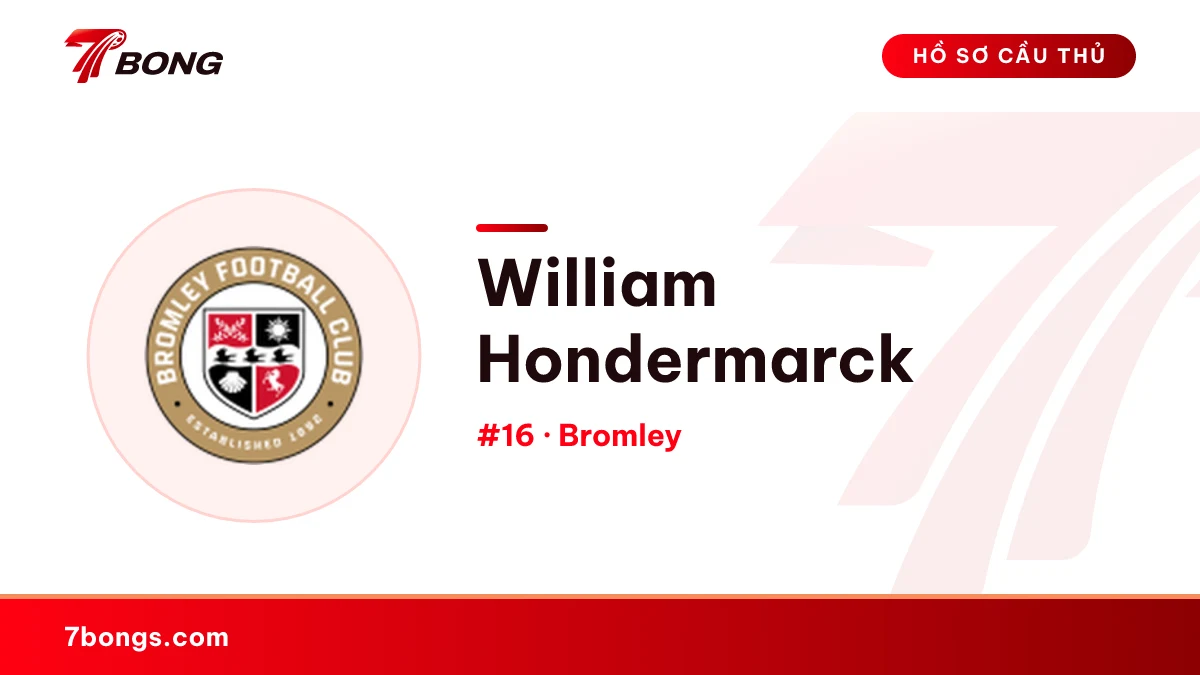 William Hondermarck — Bromley
