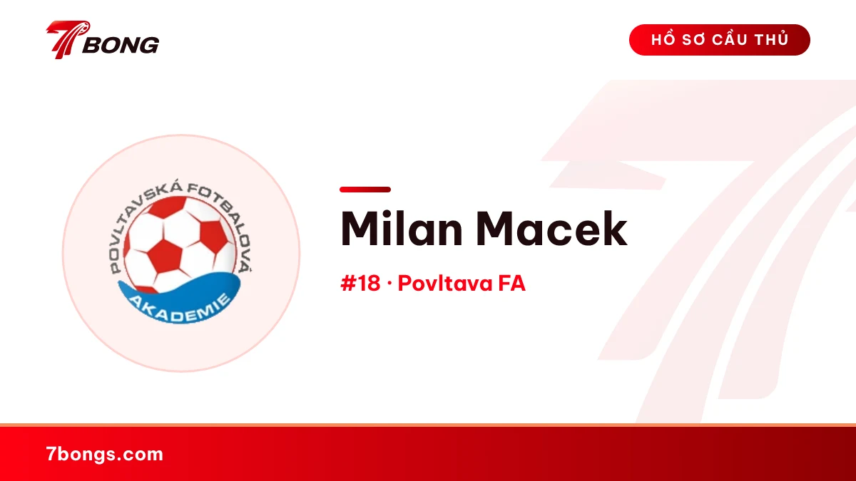 Milan Macek — Povltava FA