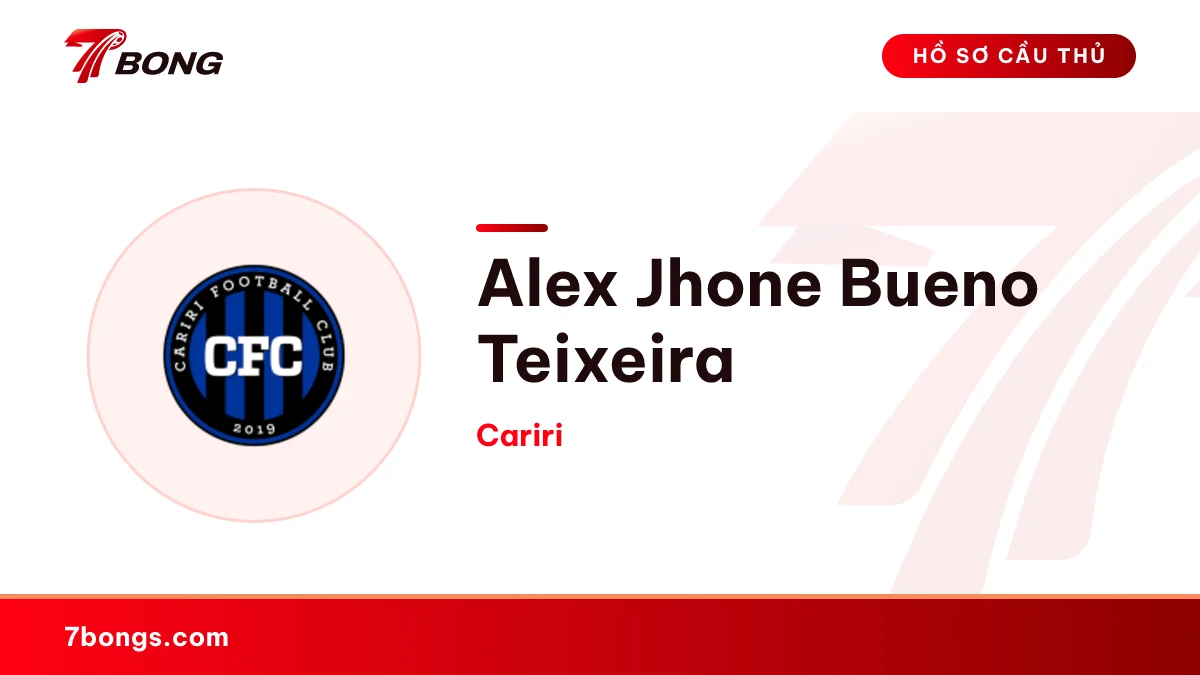 Alex Jhone Bueno Teixeira — Cariri