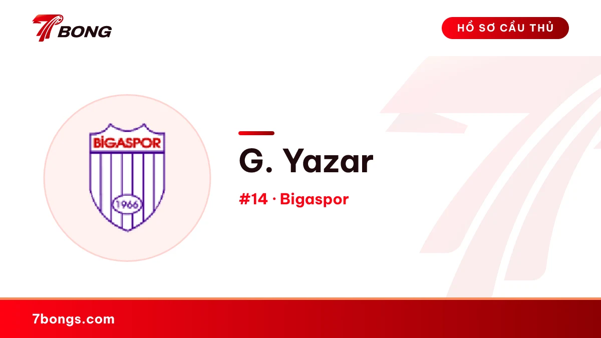G. Yazar — Bigaspor
