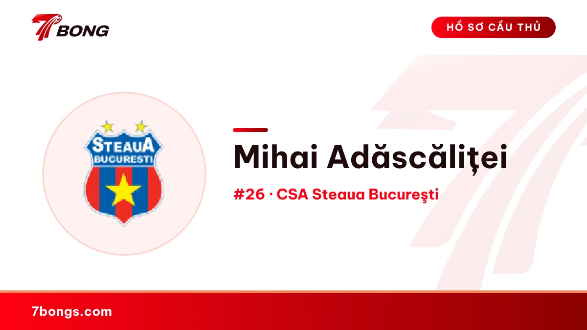 Mihai Adăscăliței — CSA Steaua Bucureşti