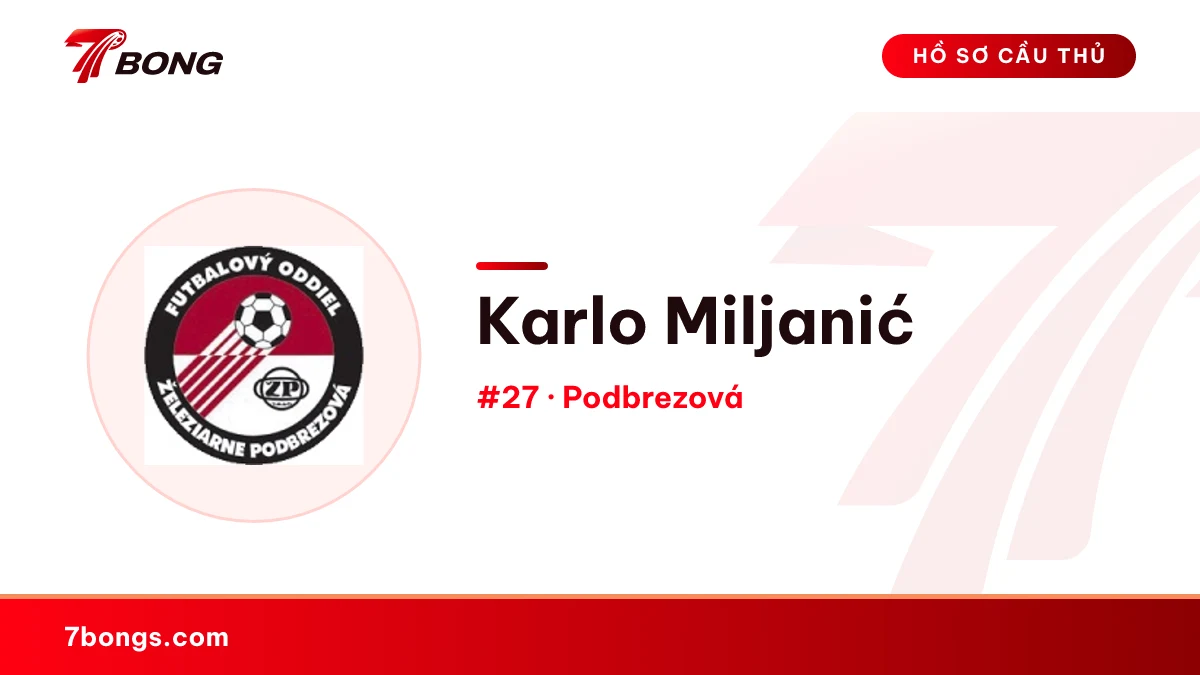 Karlo Miljanić — Podbrezová