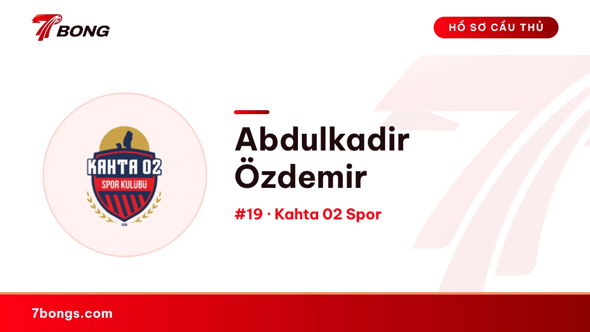 Abdulkadir Özdemir — Kahta 02 Spor