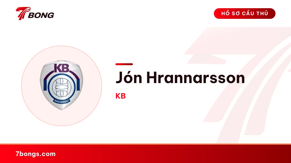 Jón Hrannarsson — KB