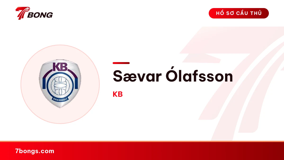 Sævar Ólafsson — KB