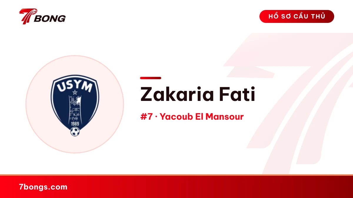 Zakaria Fati — Yacoub El Mansour