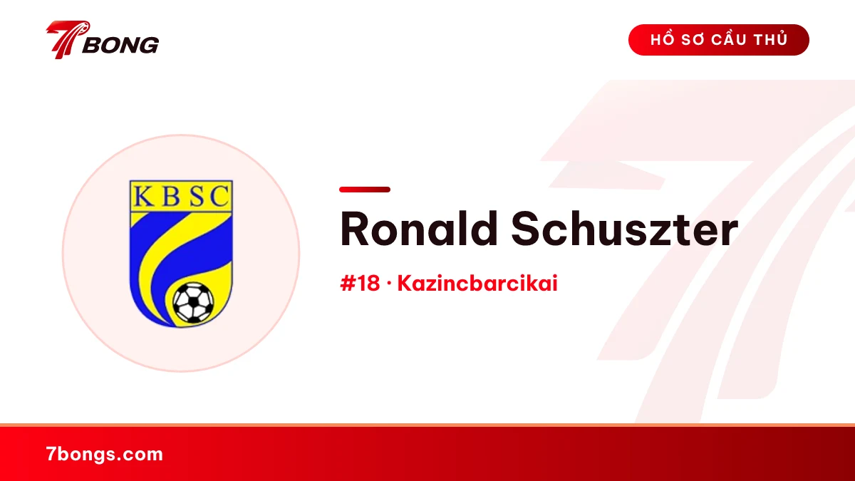 Ronald Schuszter — Kazincbarcikai