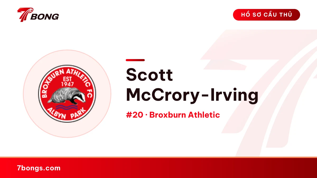 Scott McCrory-Irving — Broxburn Athletic