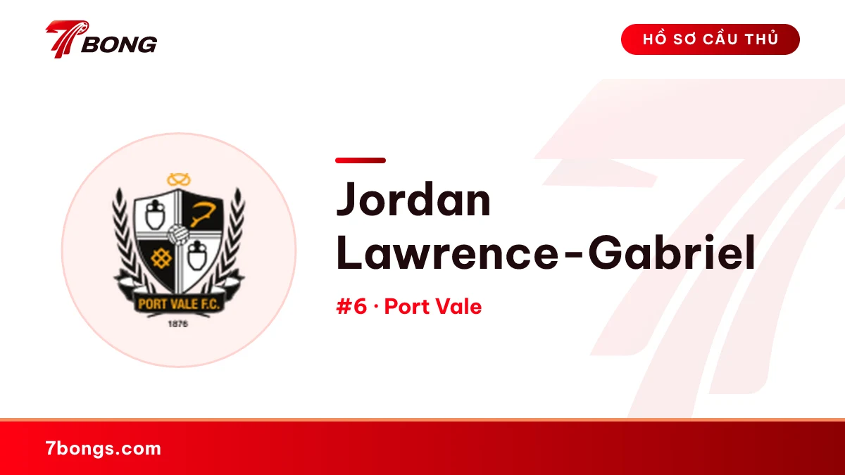 Jordan Lawrence-Gabriel — Port Vale