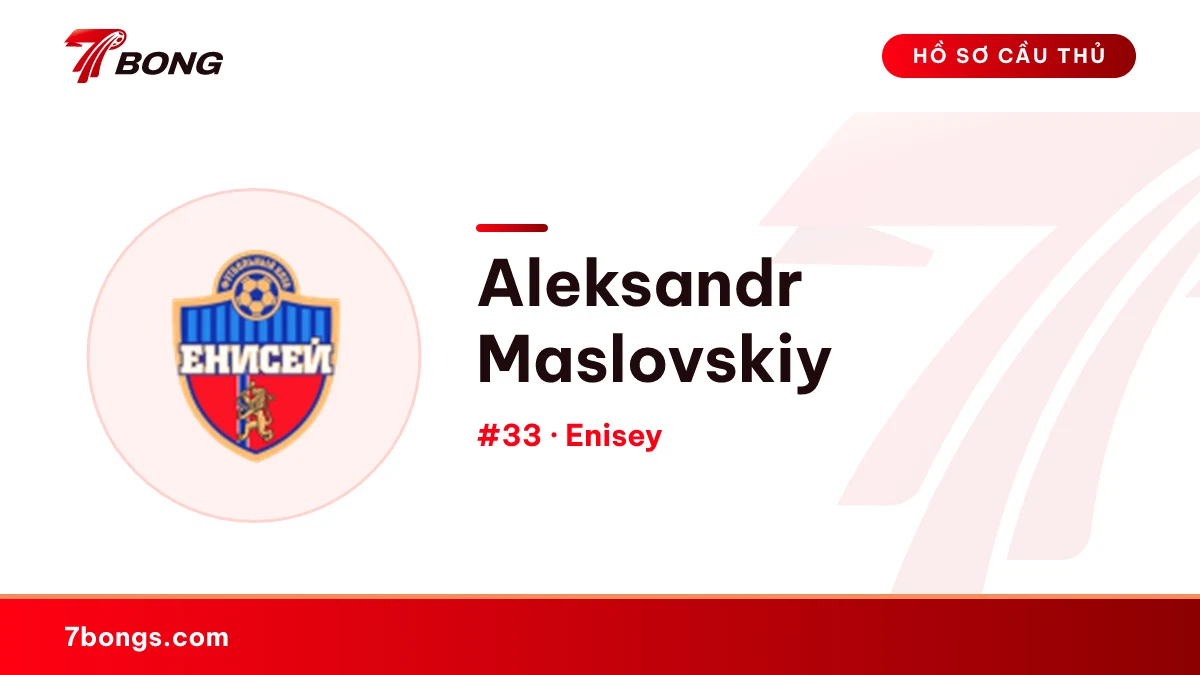 Aleksandr Maslovskiy — Enisey