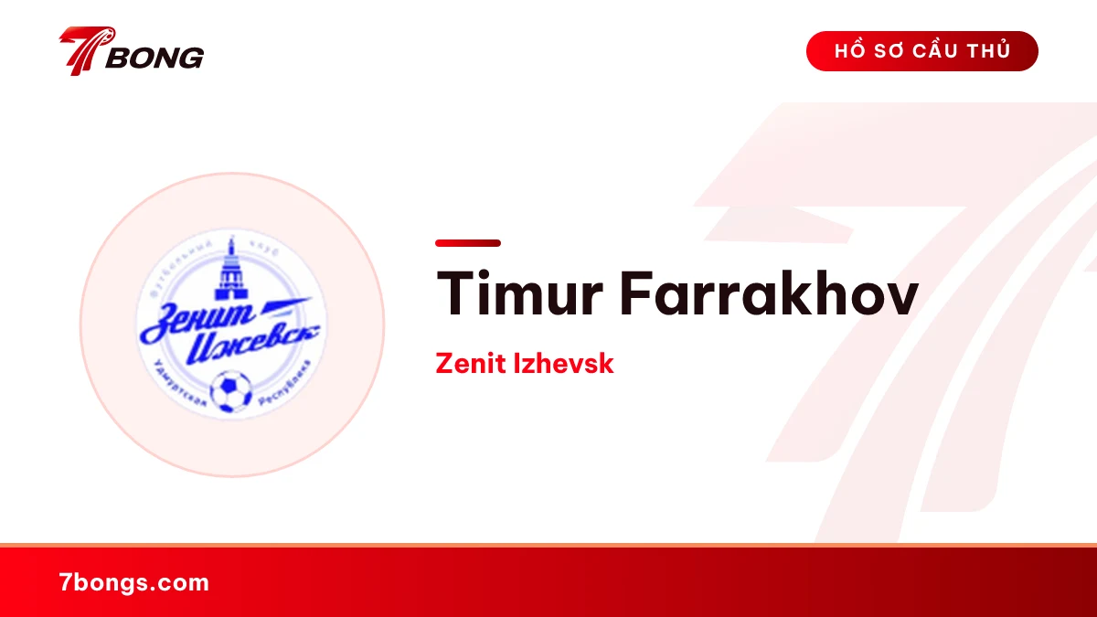 Timur Farrakhov — Zenit Izhevsk