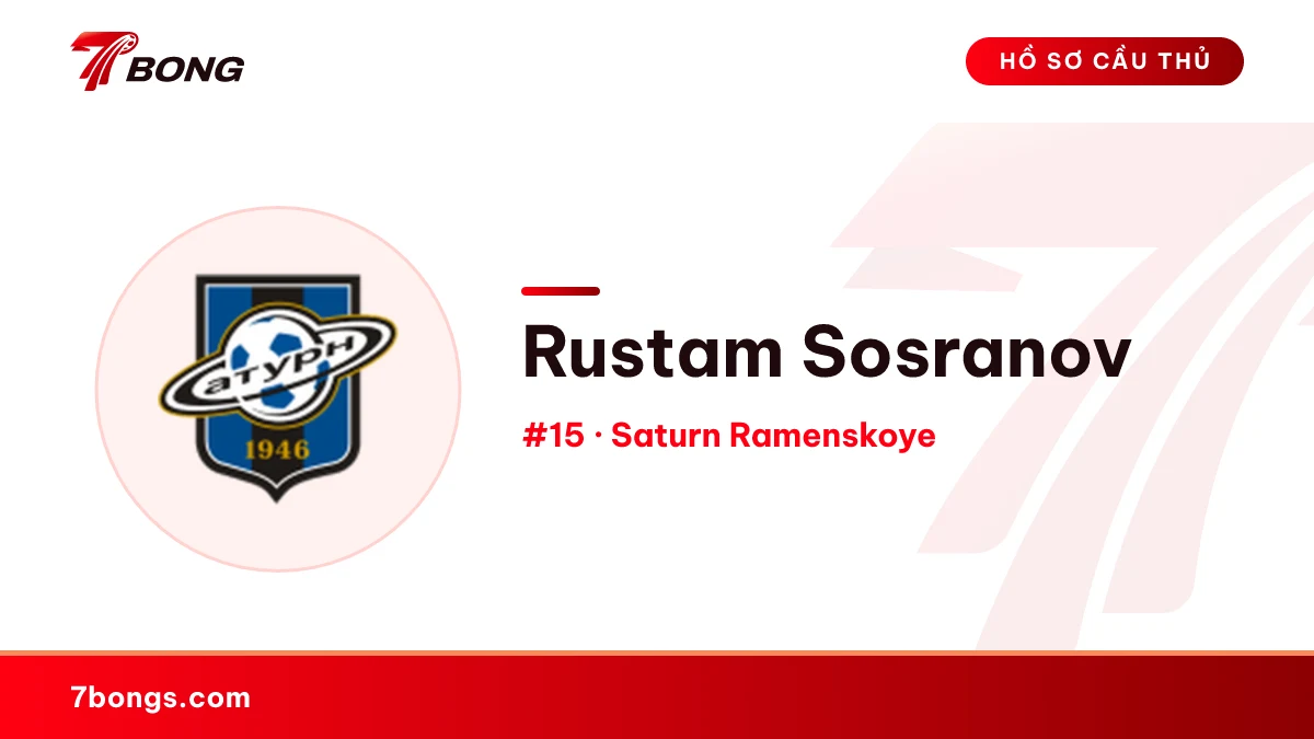 Rustam Sosranov — Saturn Ramenskoye