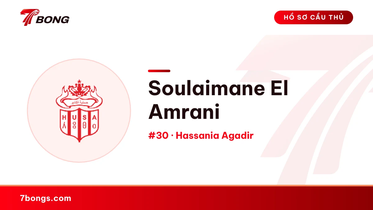 Soulaimane El Amrani — Hassania Agadir