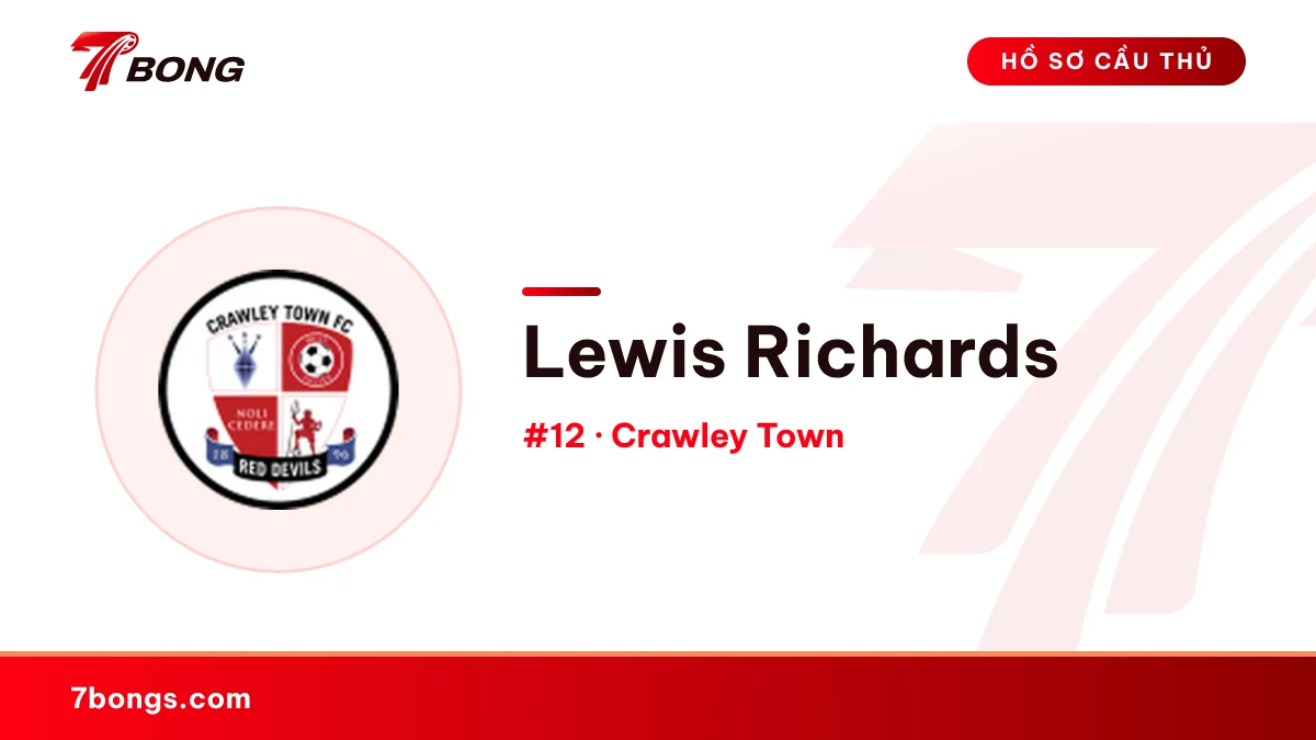 Lewis Richards — Crawley Town