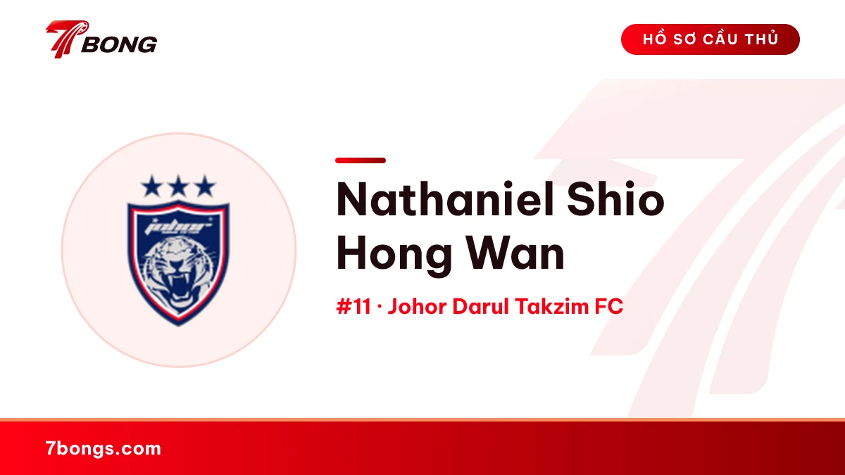Nathaniel Shio Hong Wan — Johor Darul Takzim FC