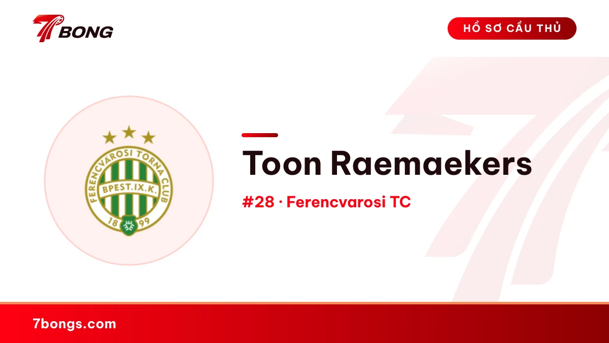 Toon Raemaekers — Ferencvarosi TC