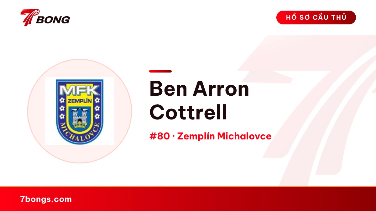Ben Arron Cottrell — Zemplín Michalovce