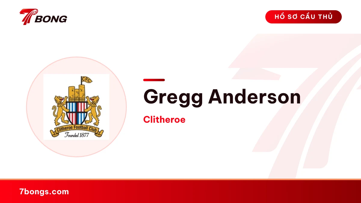 Gregg Anderson — Clitheroe