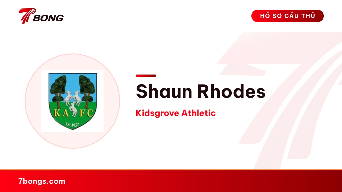 Shaun Rhodes — Kidsgrove Athletic