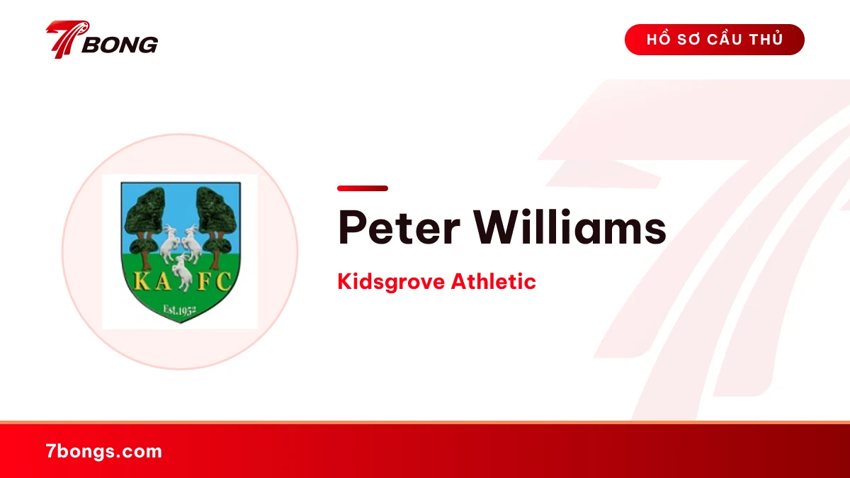 Peter Williams — Kidsgrove Athletic