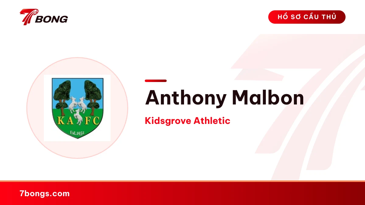 Anthony Malbon — Kidsgrove Athletic