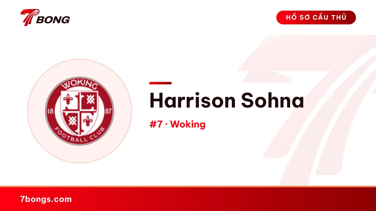 Harrison Sohna — Woking