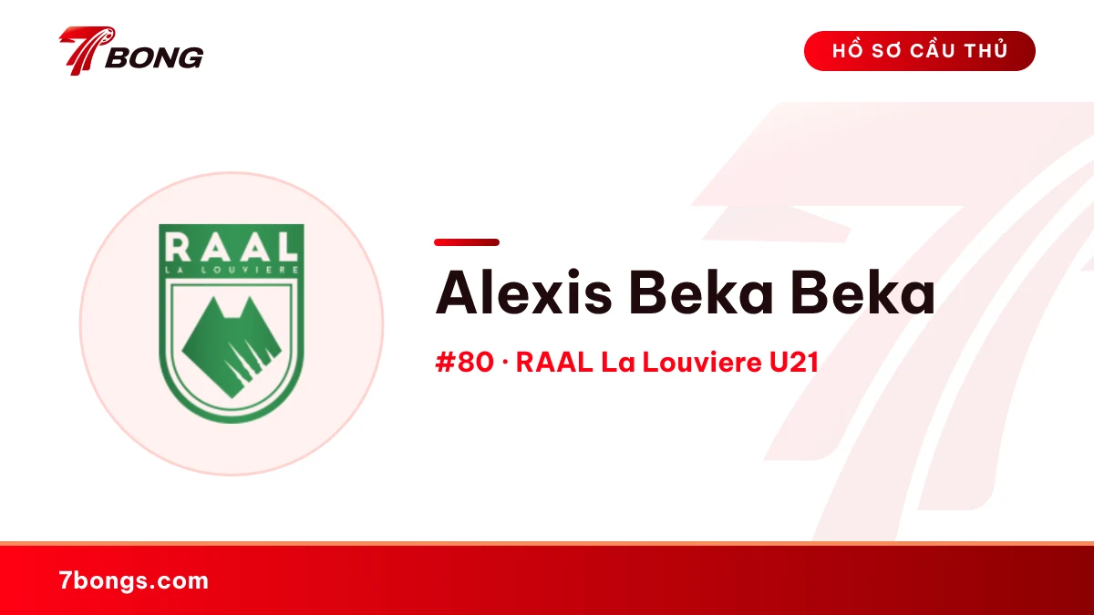 Alexis Beka Beka — RAAL La Louviere U21