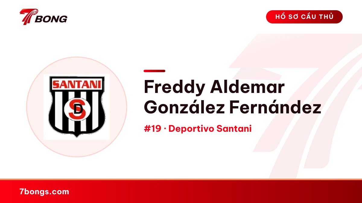 Freddy Aldemar González Fernández — Deportivo Santani