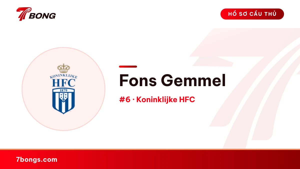 Fons Gemmel — Koninklijke HFC