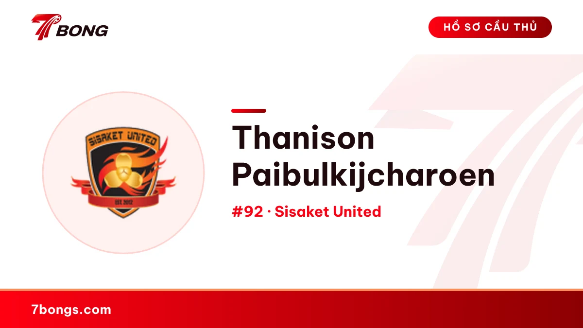 Thanison Paibulkijcharoen — Sisaket United