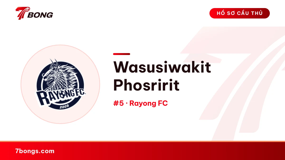 Wasusiwakit Phosririt — Rayong FC