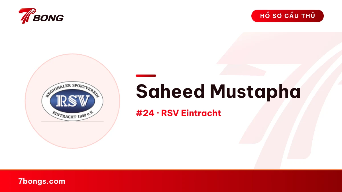 Saheed Mustapha — RSV Eintracht