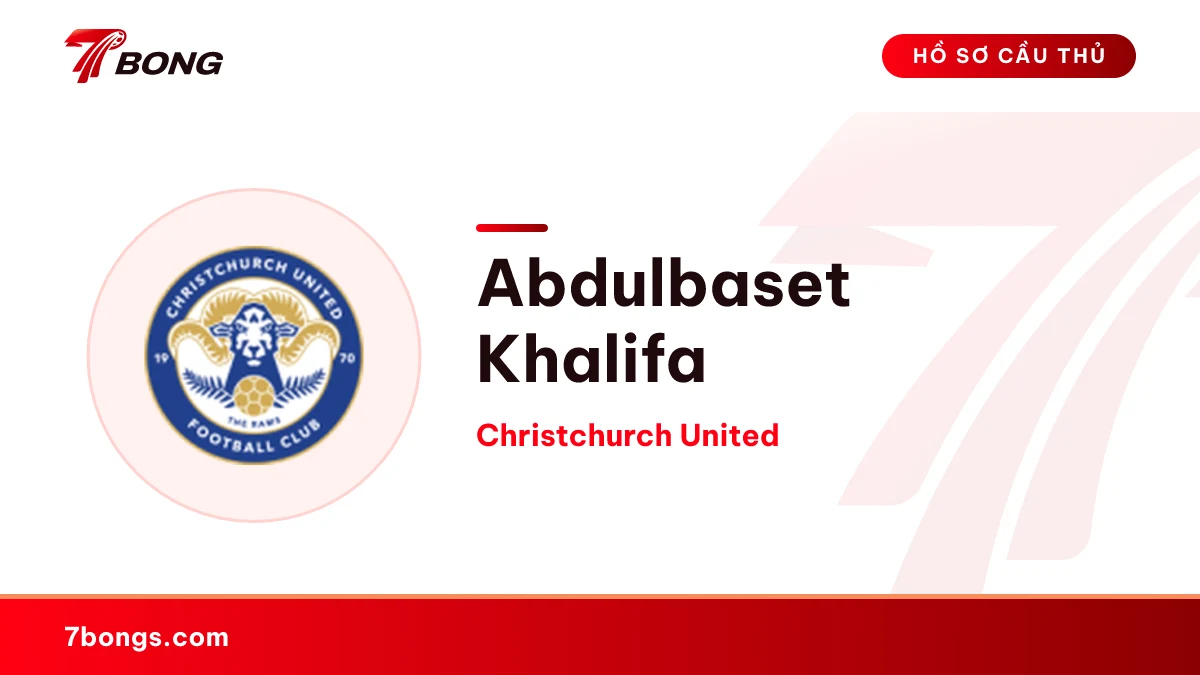 Abdulbaset Khalifa — Christchurch United