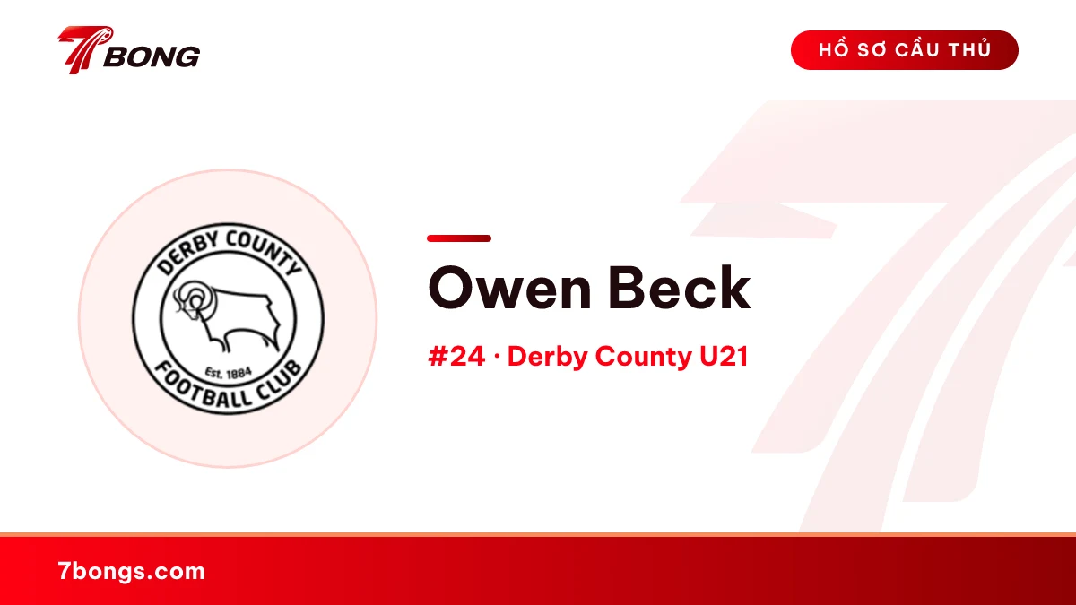 Owen Beck — Derby County U21