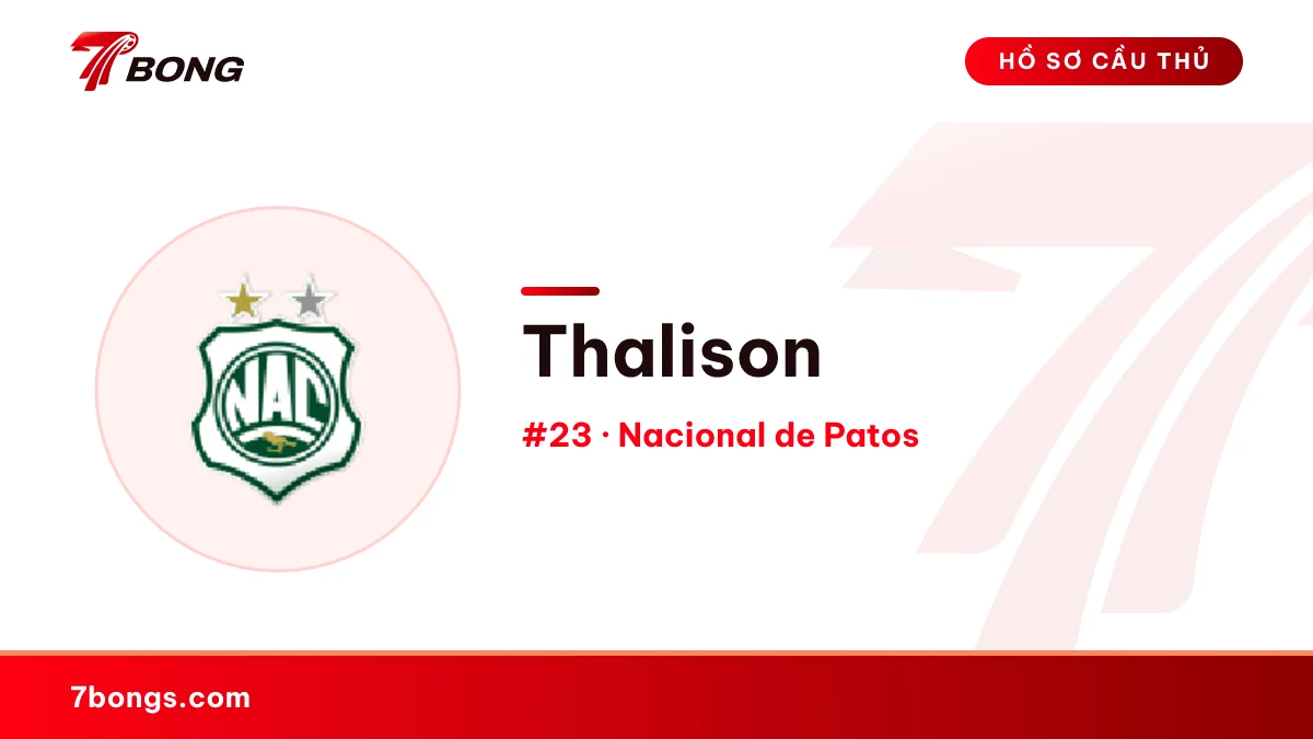 Thalison — Nacional de Patos