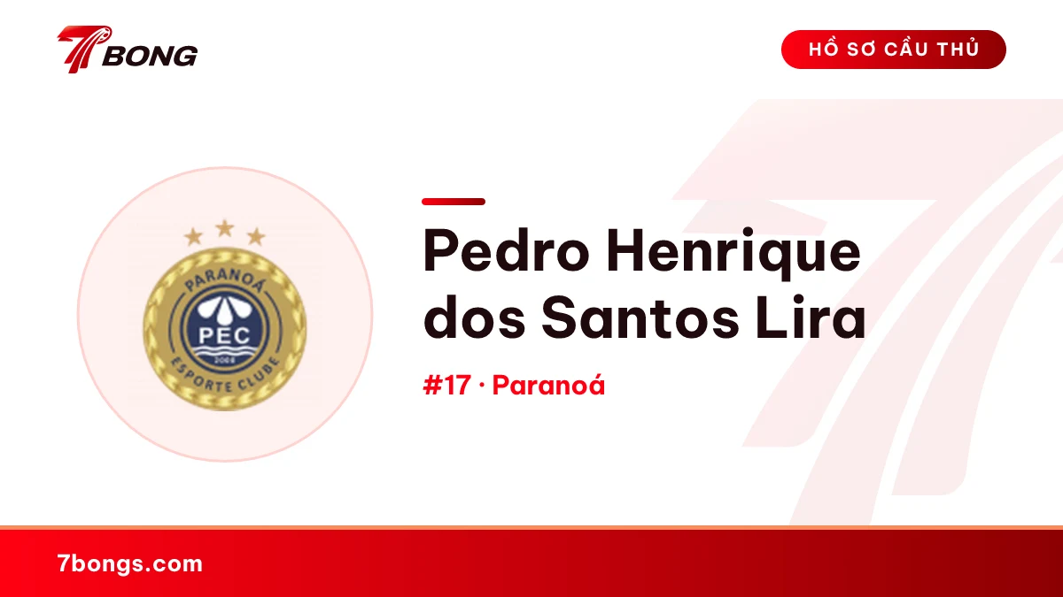 Pedro Henrique dos Santos Lira — Paranoá
