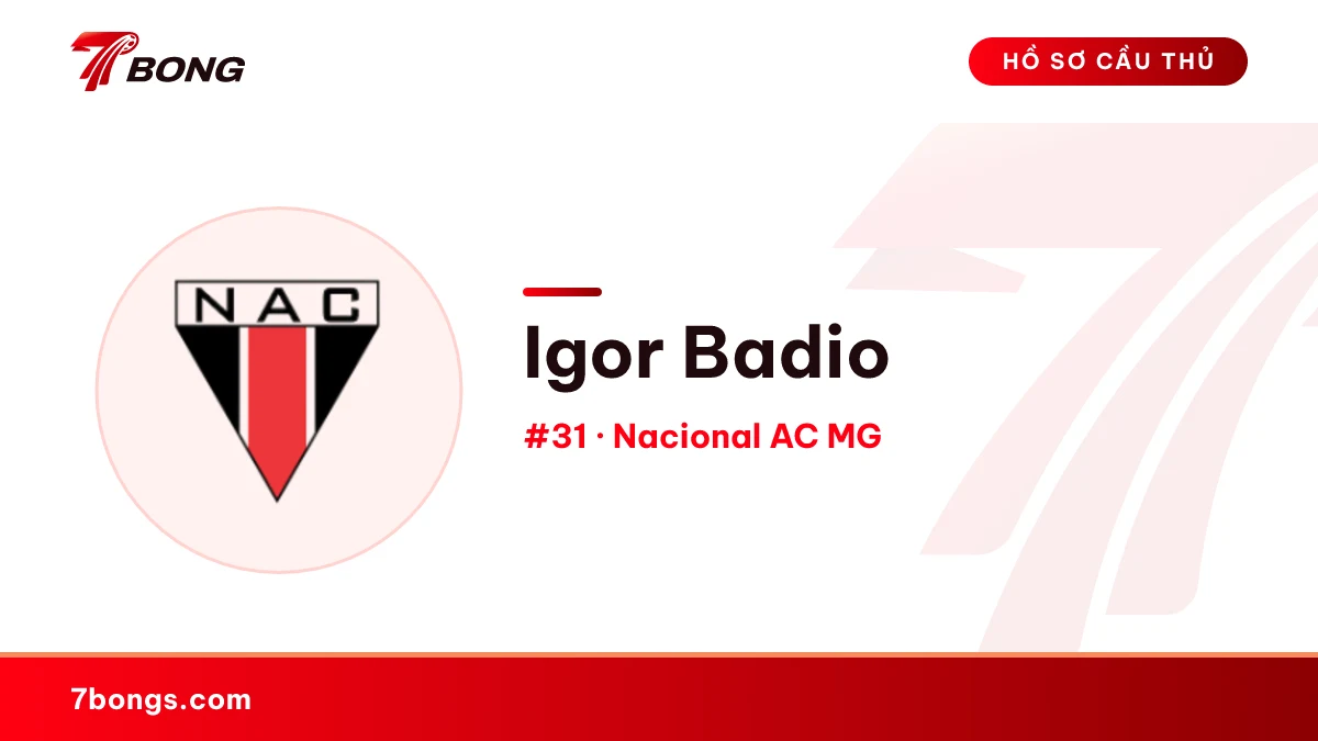 Igor Badio — Nacional AC MG