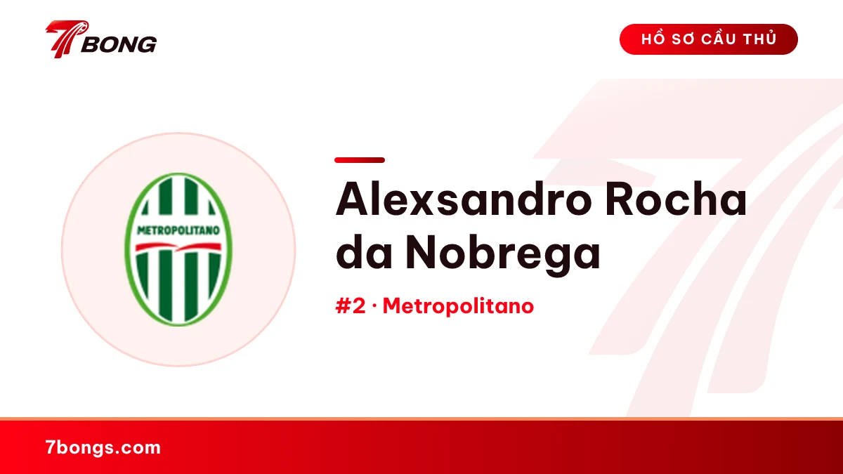 Alexsandro Rocha da Nobrega — Metropolitano