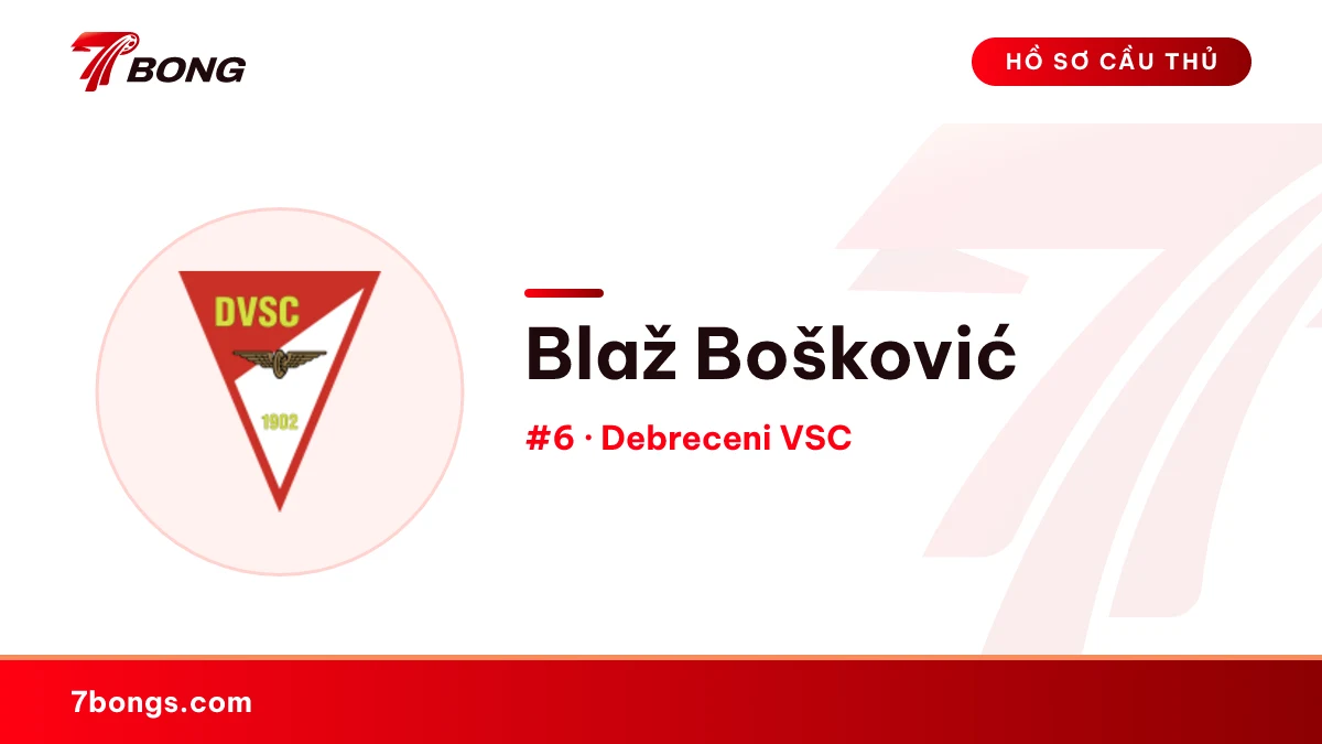 Blaž Bošković — Debreceni VSC