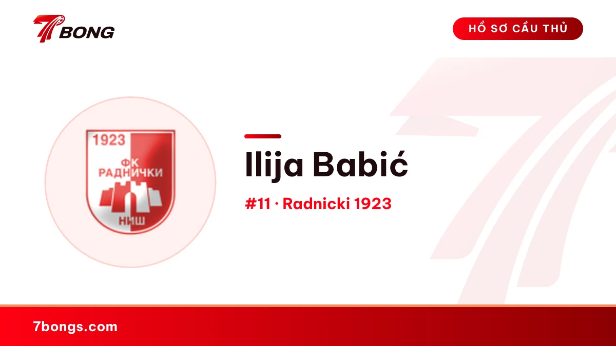 Ilija Babić — Radnicki 1923