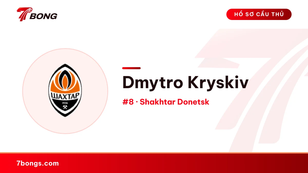 Dmytro Kryskiv — Shakhtar Donetsk
