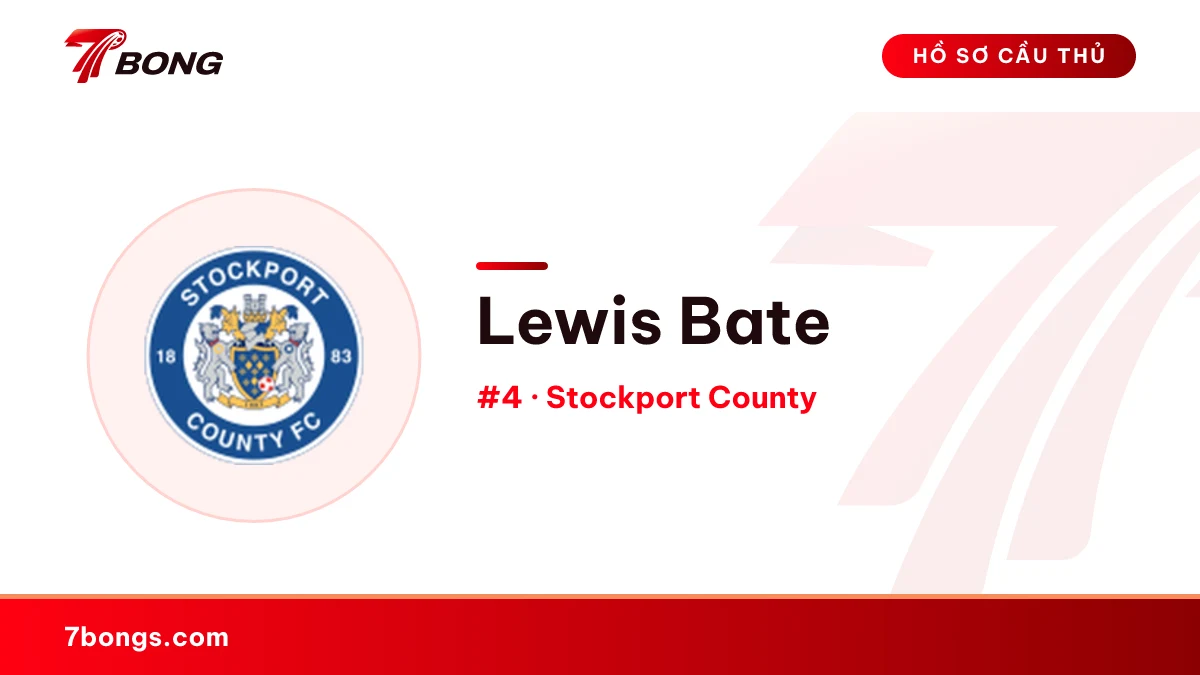 Lewis Bate — Stockport County