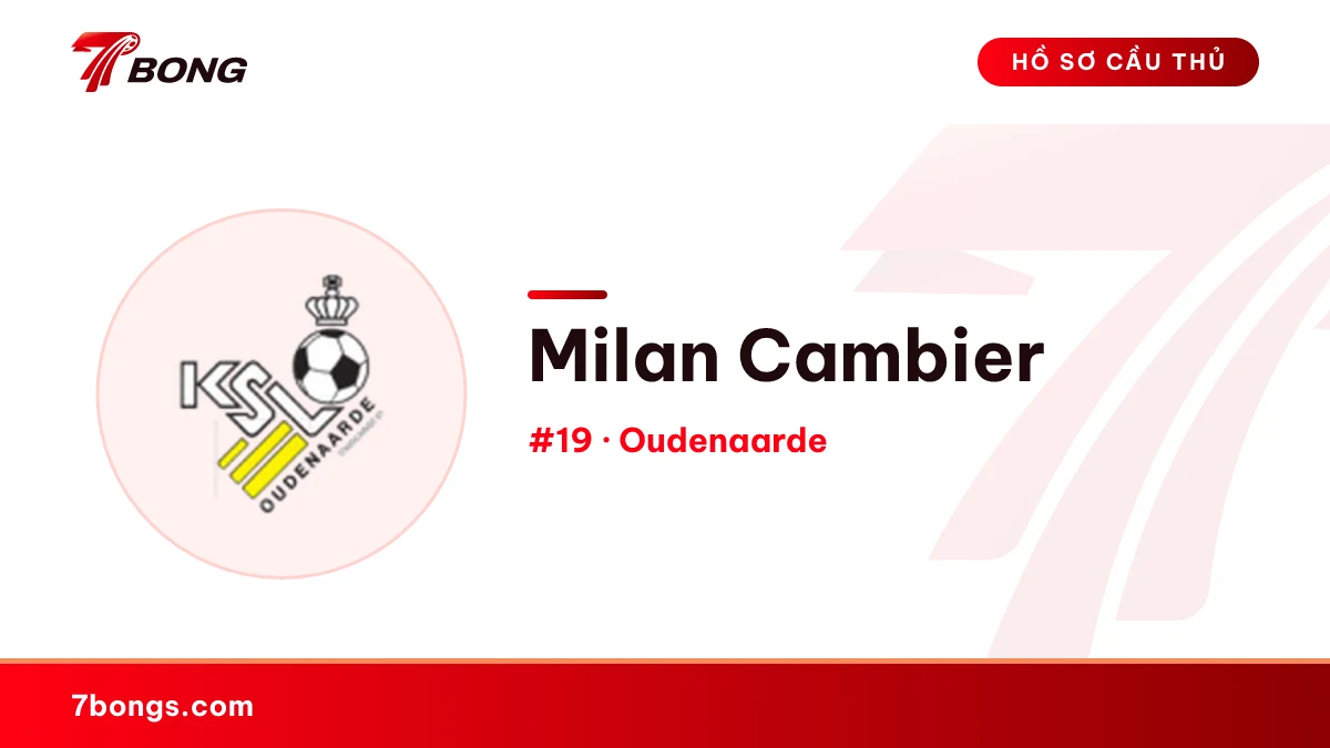 Milan Cambier — Oudenaarde