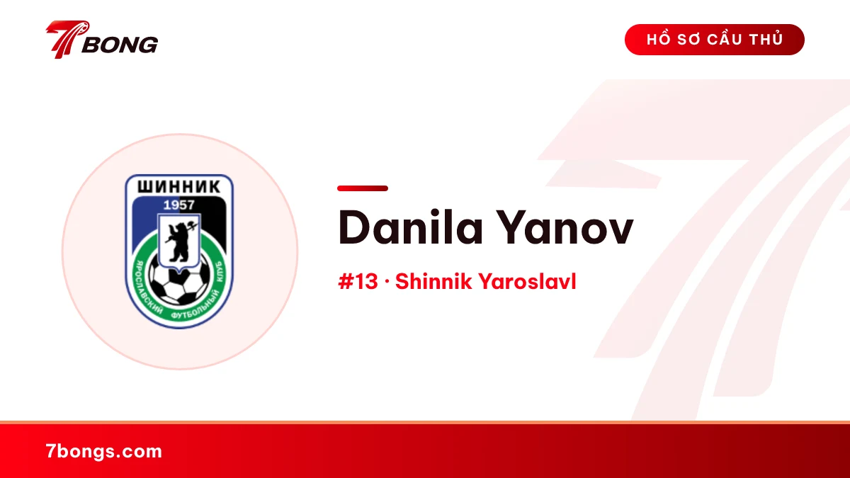 Danila Yanov — Shinnik Yaroslavl