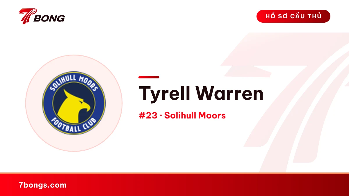 Tyrell Warren — Solihull Moors